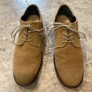 G.H. Bass & Co. Women’s Brown Suede Leather Oxford Lace Up Dress